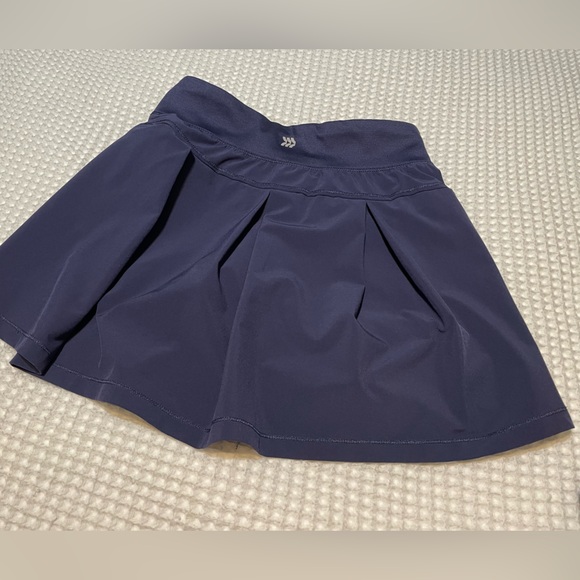 All in Motion - Girl’s Dark Blue Active Skort - Picture 2 of 5